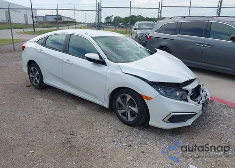 2021 Honda Civic Lx из США, поврежденный, VIN 2HGFC2F6XMH510593